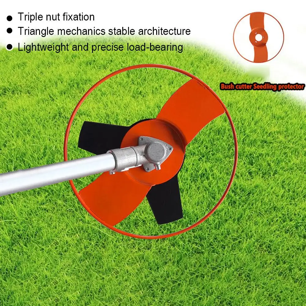 Decespugliatore Trimmer Testa Macchina per erbacce Disco di protezione Giardino Paddy Metallo Terreno Campo Strumento Tosaerba Macchina Erba Secca C6Z0