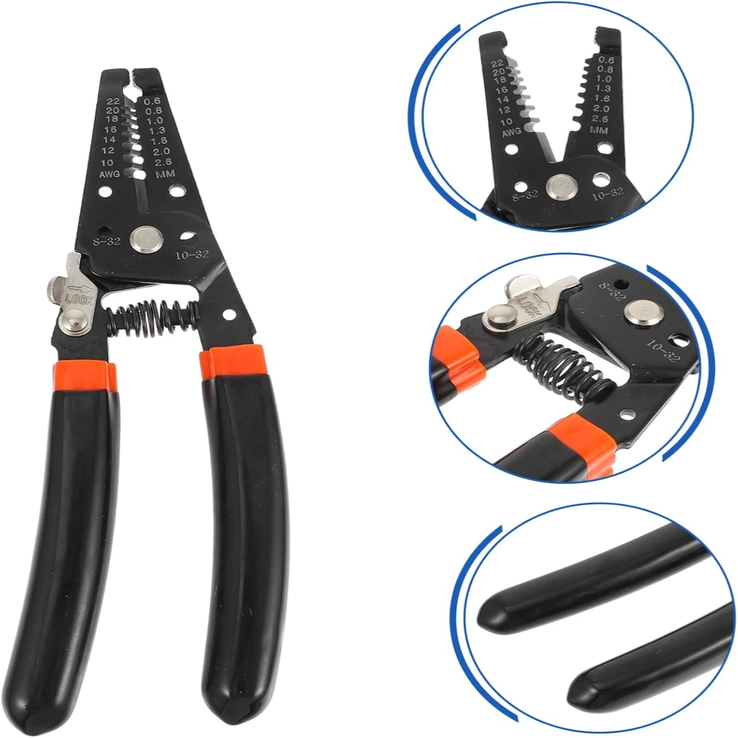 Wire Strippers Multipurpose Tool Electrician Wire Cable Crimp Tool Wire Plier Crystal Branches Power Tools Wire Cutters Heavy Du