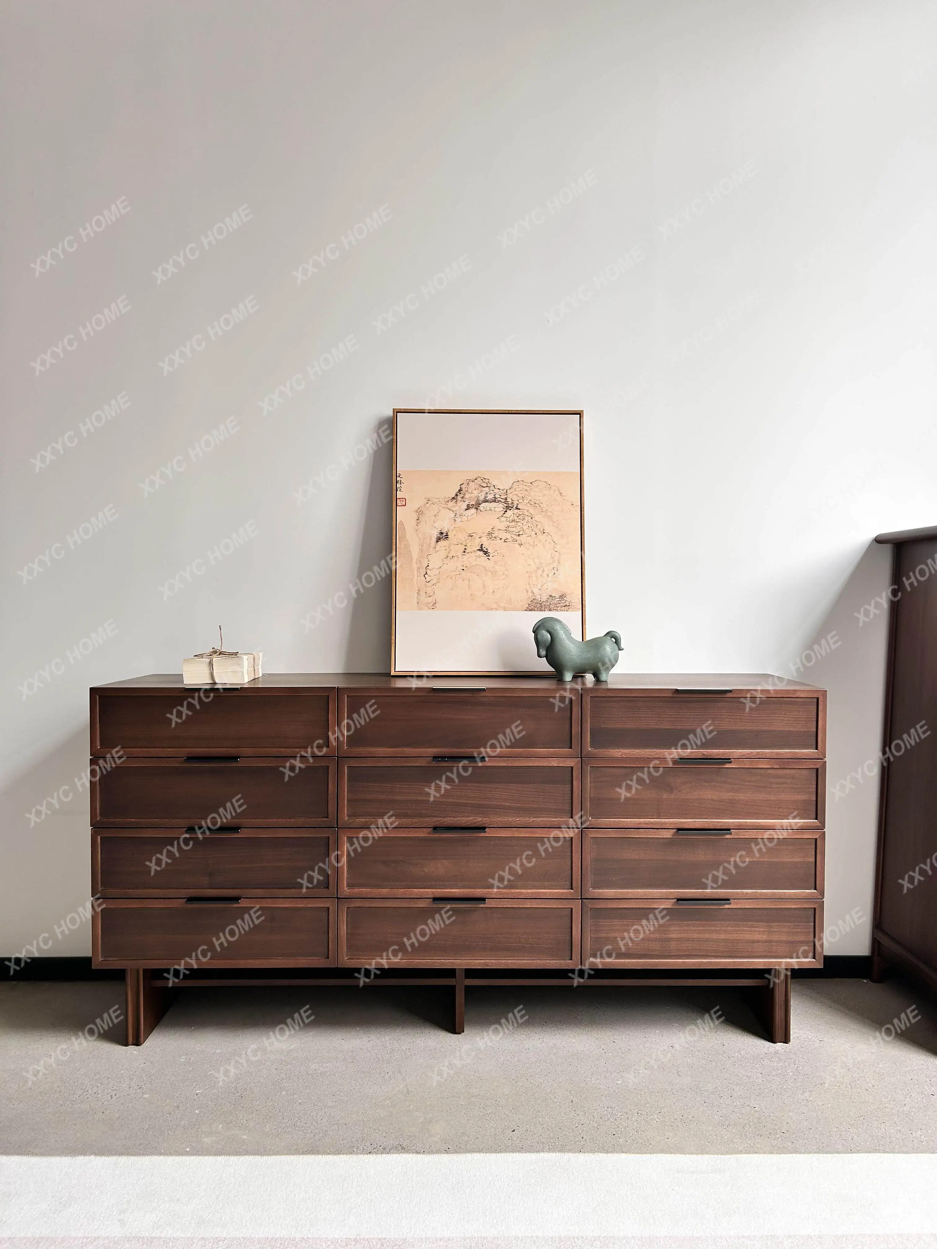

Q Medieval style simple modern living room entrance locker