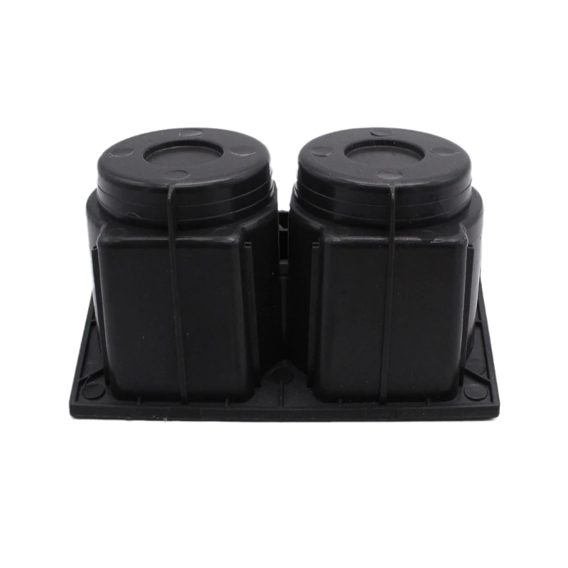 Auto Water Cup Holder for Nissan-Patrol Y61 Cover Pad Insert Center Console Slot Anti-Skid Cup Double Hole Holder Cover