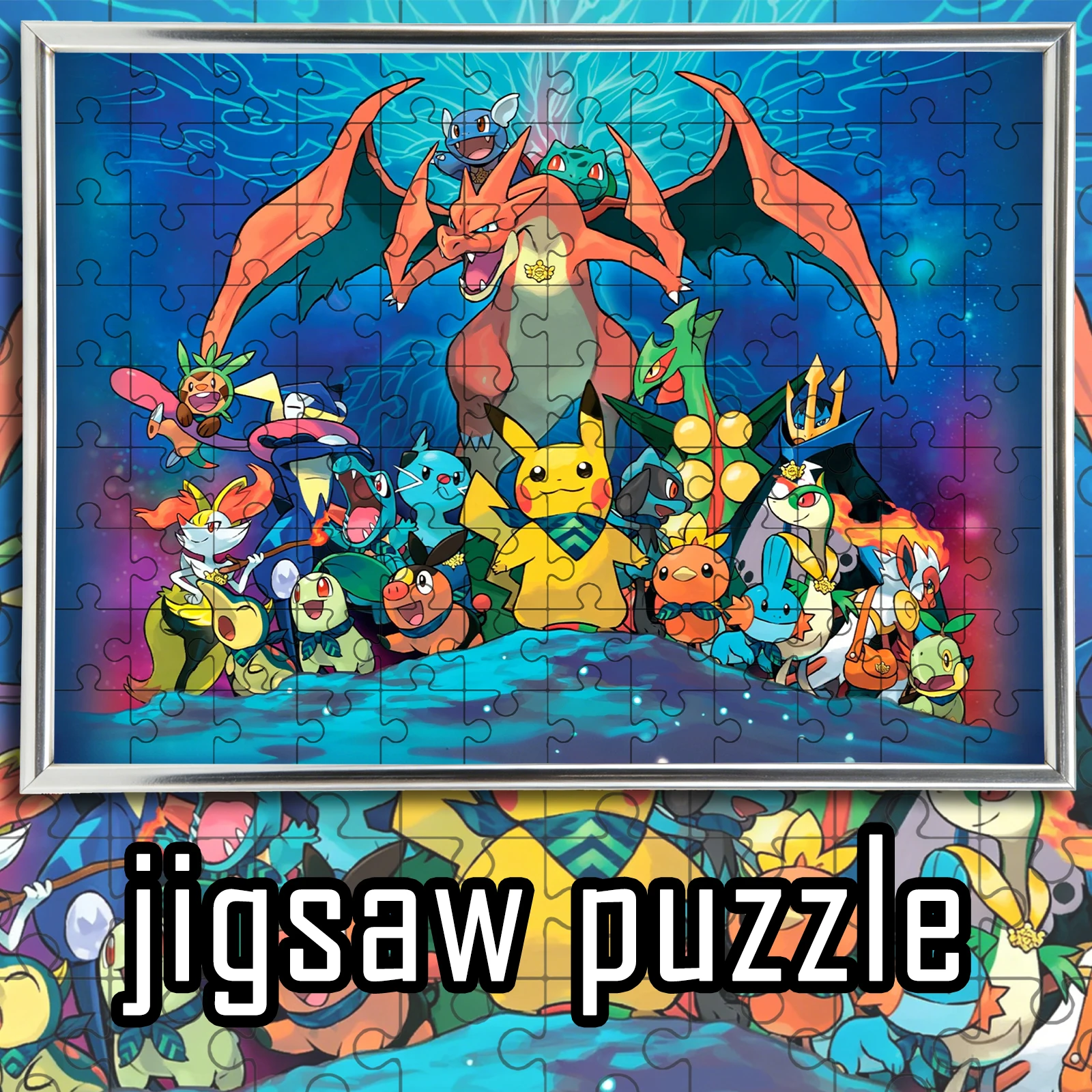 quebra-cabeca-de-madeira-anime-pokemon-colecao-de-iniciantes-com-pikachu-108-200-300-500-1000-pecas-em-caixa-colorida