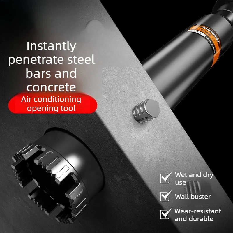 Quick Punching Water Drill Bit Diamond Drilling Bit Concrete Wall Opening Bits Multifunctional Sharp 63 Pipeline Drills Bits