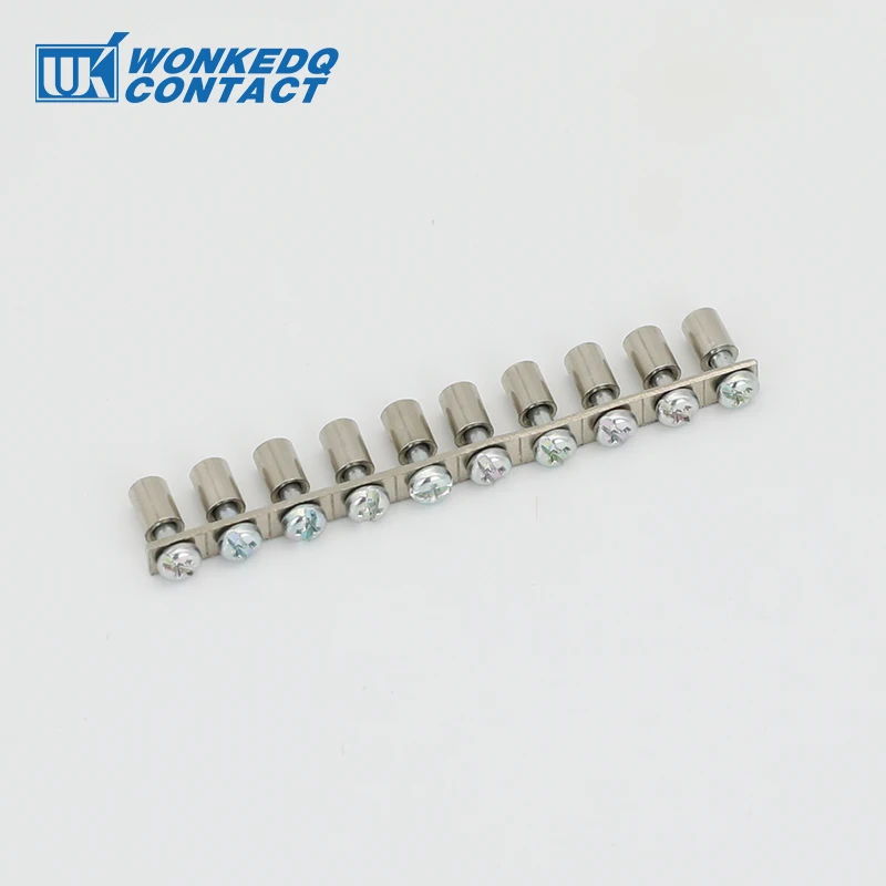 1Pc DK 4Q/4QV 10 Jumper Wire For Terminal Block DK4Q/35 DK4QV/35 DIN Rail Cross-Connector Accessories Fixed Bridge SAK DK4 Q10