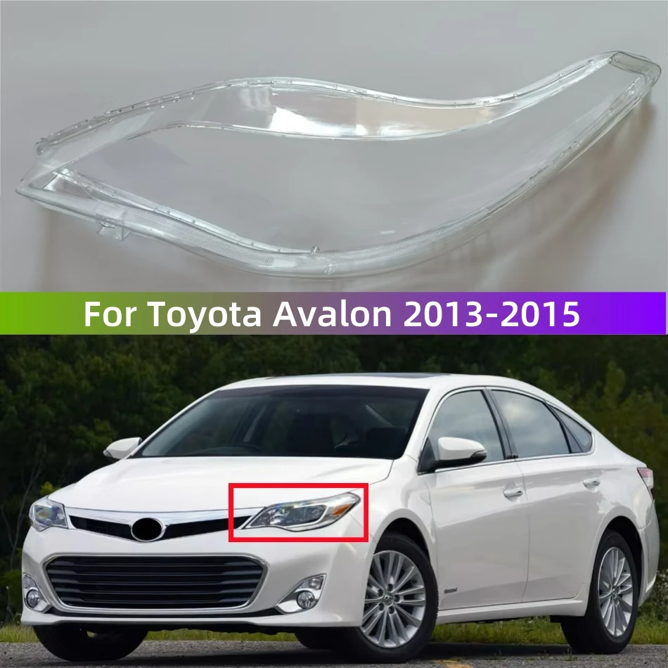 

Аксессуары для Toyota Avalon 2013 2014 2015, крышка передней лампы с использованием прозрачного ПК, производственного пластикового сырья