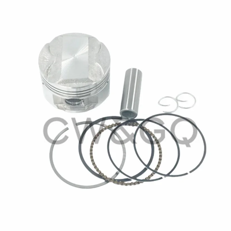 motorcycle VF125 piston kit with piston ring 56.5mm for Daelim 125cc VF 125 engine spare parts (4 valve piston)