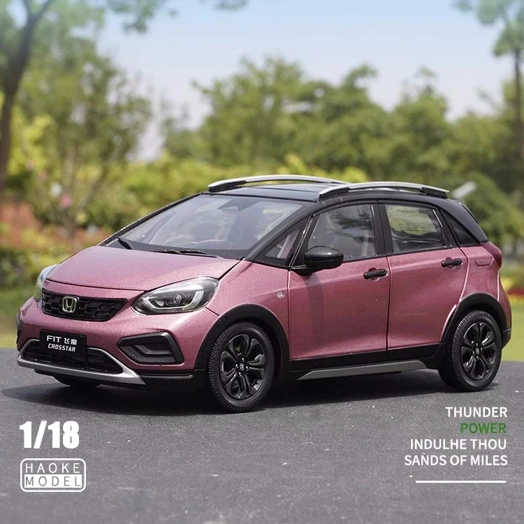 

1:18 Gac Honda, новая модель Crosstar Fit 2023, имитация сплава, модель автомобиля, игрушка, подарочная коллекция, аксессуары