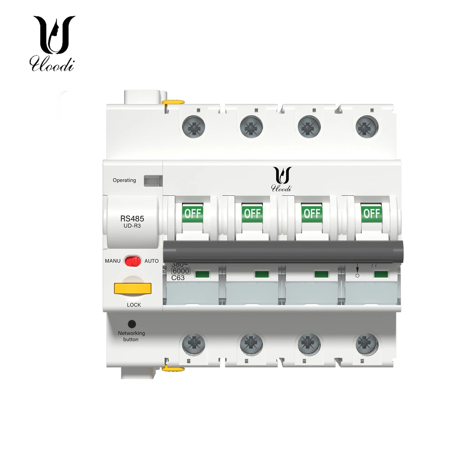 Imagem -02 - Tuya Zigbee Disjuntor Inteligente Sobrecarga Interruptor Automático Curto-circuito Funciona com Alexa Google Home 4p 16a63a