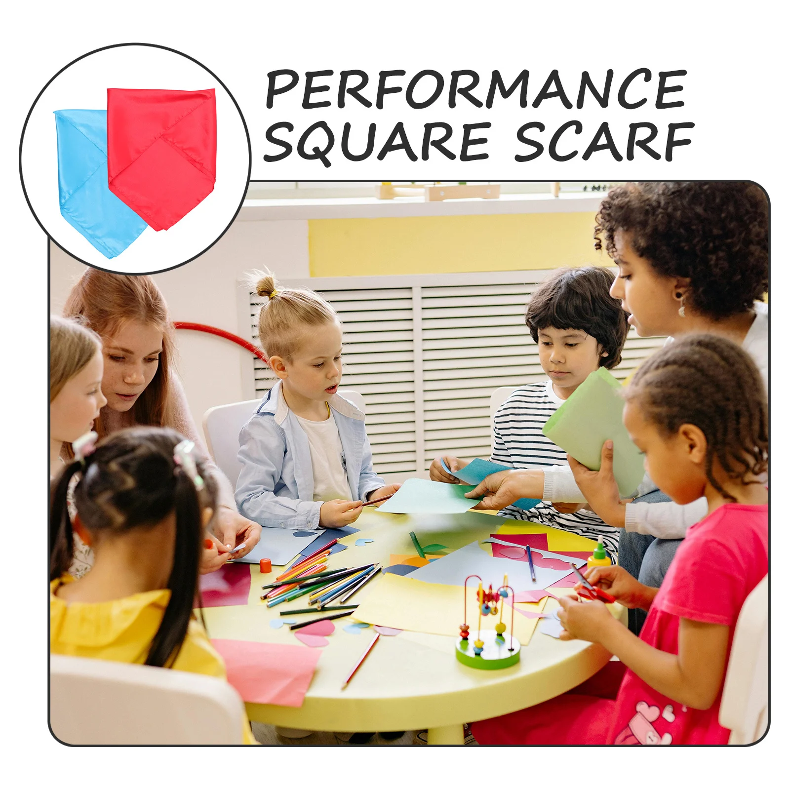 

2pcs Candy Colored Neck Scarf Scarves For Women Lightweight Polyester Solid Simple Fashionable Daily Wear Party Wedding