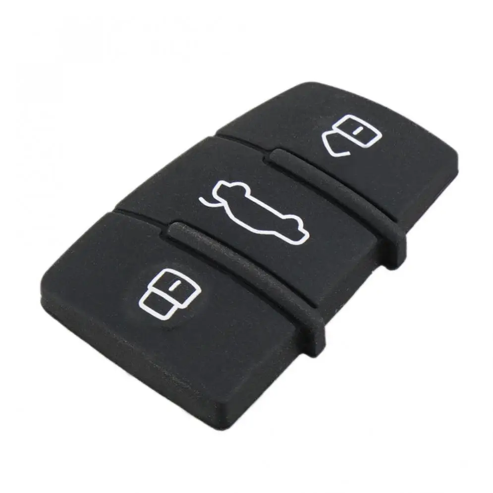 3 Button Replacement Repair Skin Flip Folding Car Key Shell Case Rubber Pad Fit for Au-di A3 A4 A5 A6 A8 Q5 Q7 TT hot