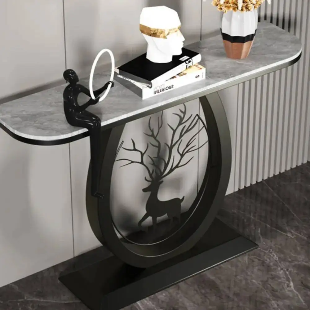 

Aesthetic Beauty Console Modern Table Entryways Metal Minimalist Console Table Trendy Glamour Tisch Wohnzimer Home Furniture