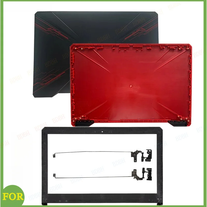 

НОВЫЙ пластиковый корпус для Asus FX504 FX504G FX504GD FX504GE FX80 FX80G FX80GD, задняя крышка ЖК-дисплея, передняя рамка/шарниры