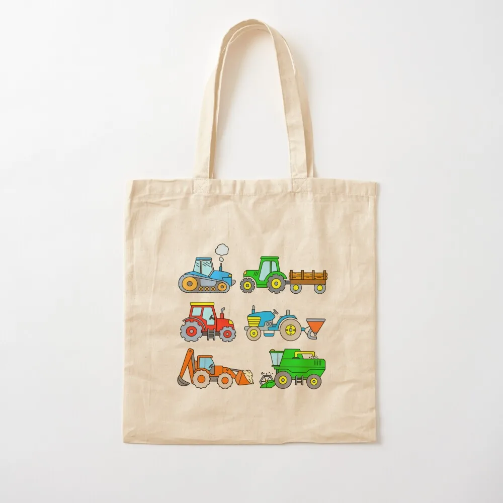 

tractor Tote Bag handbag Custom bag shopper bag woman Canvas Tote