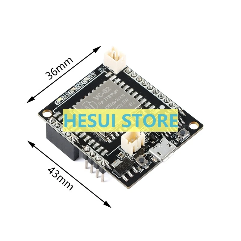 Original VC-02-Kit AI intelligent offline voice moduleOffline recognition voice control module Audio Evaluation developmentboard