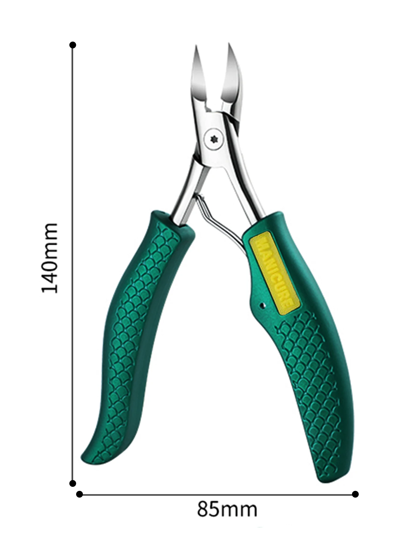 1 pz tagliaunghie professionali per unghie incarnite spesse ampia apertura antiscivolo manico lungo taglierina per unghie dei piedi trimmer