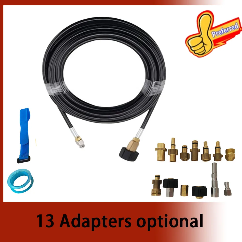 

Sewer Drainage Cleaning Hose Pipe Dredging Kit, Sewage Cleaning Nozzle, For Karcher Interskol Huter Hammer Nilfisk Bosch Lavor