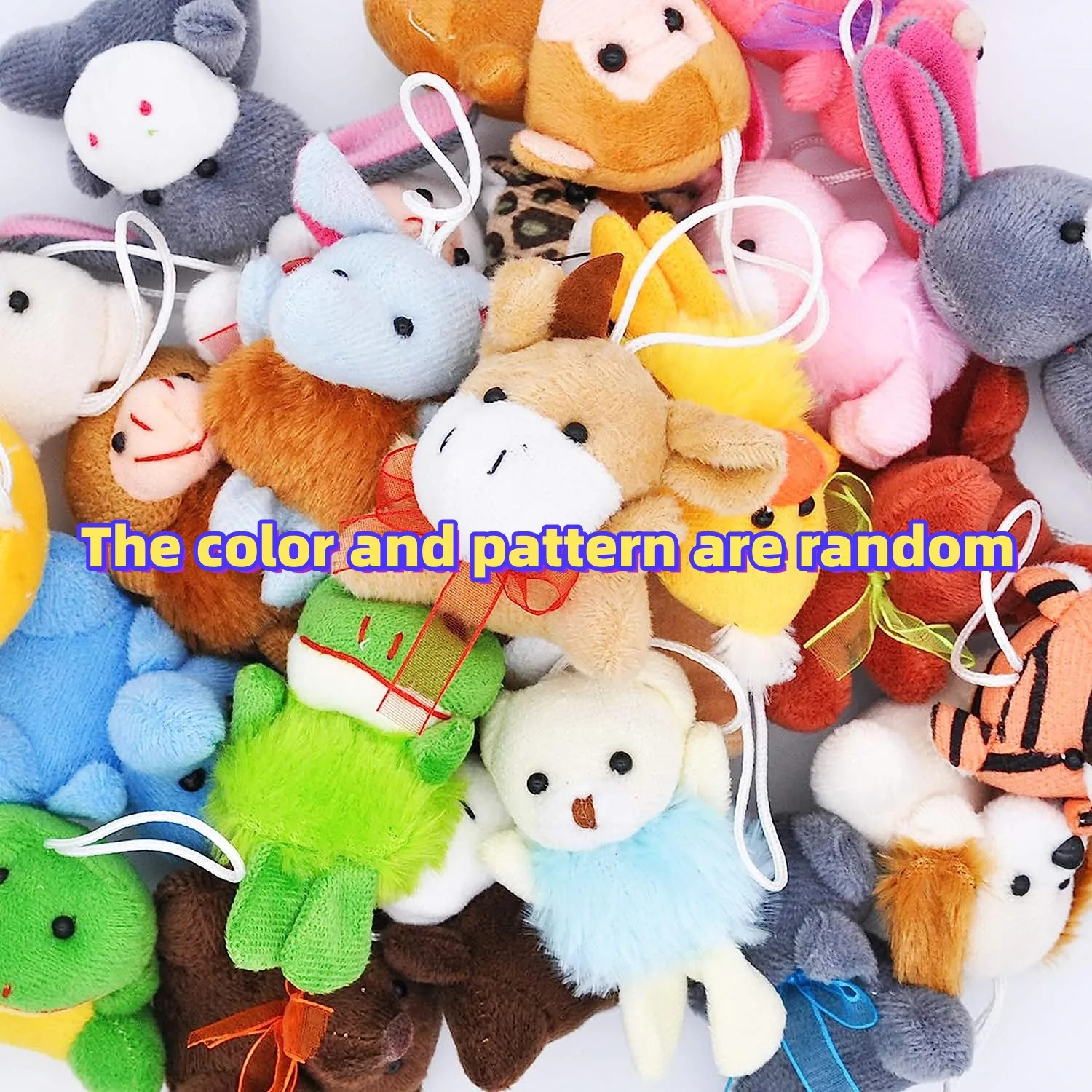 24 Pcs miniature animal puppets, colorful, wonderful gifts for children