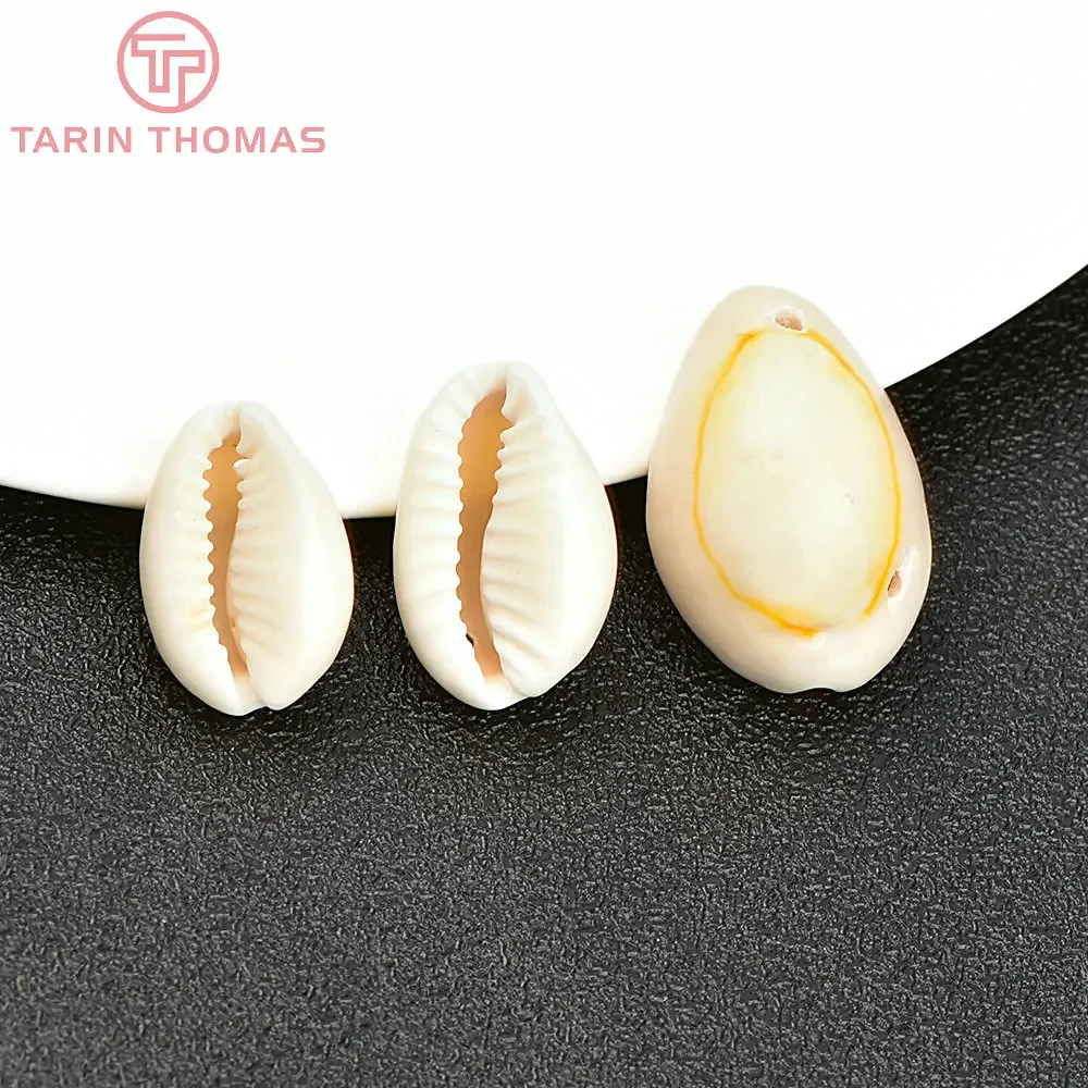 (7995) 50PCS Natural Color Natral Shell Beads Spacer Beads Pendants Diy Jewelry Findings Accessories Wholesales