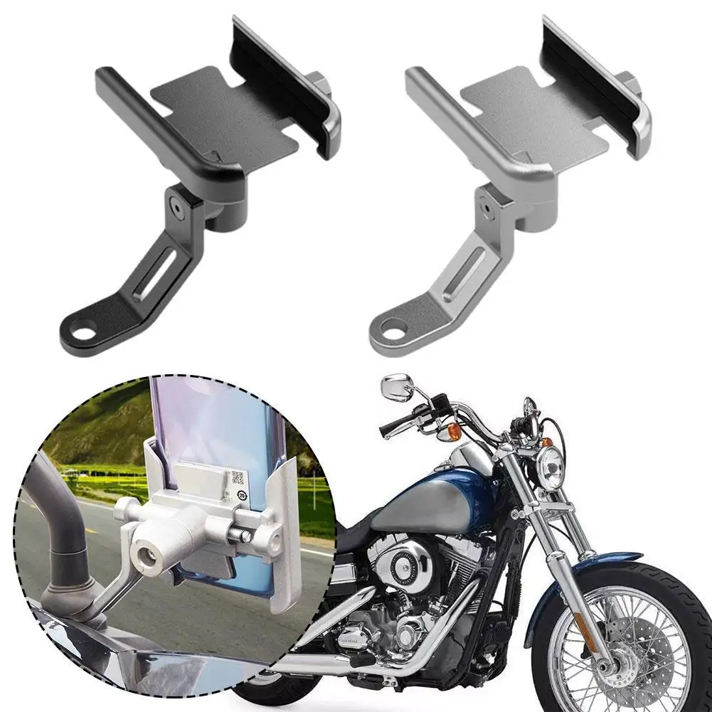 

Motorcycle Mobile Phone Holder GPS Navigator Rearview Mirror Bracket Universal Metal Alloy Mount For YAMAHA MT03 MT07 MT09 MT10