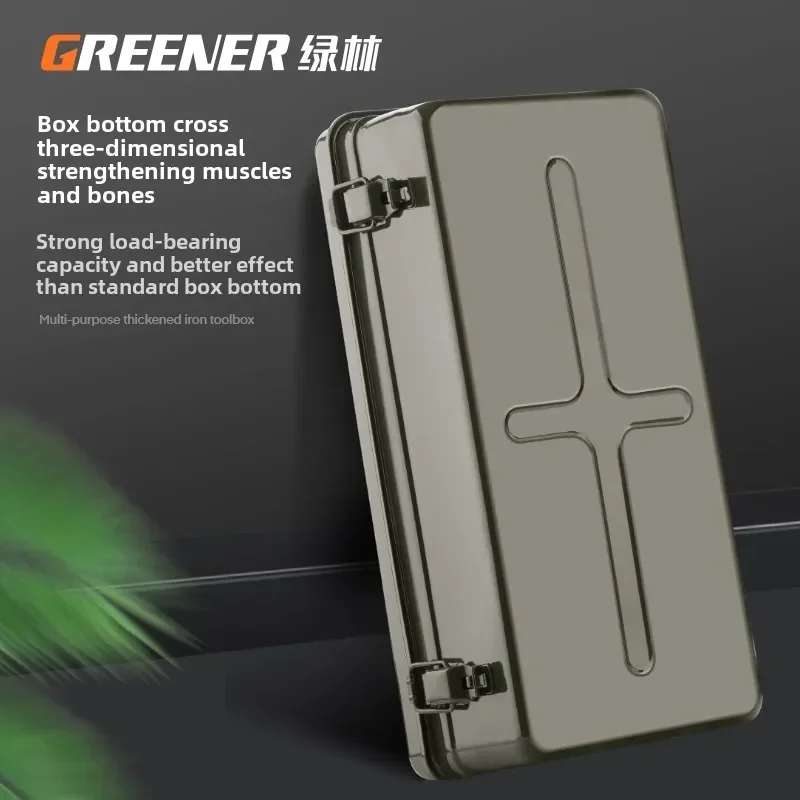 Portable Metal Tool Organizer with Large Capacity