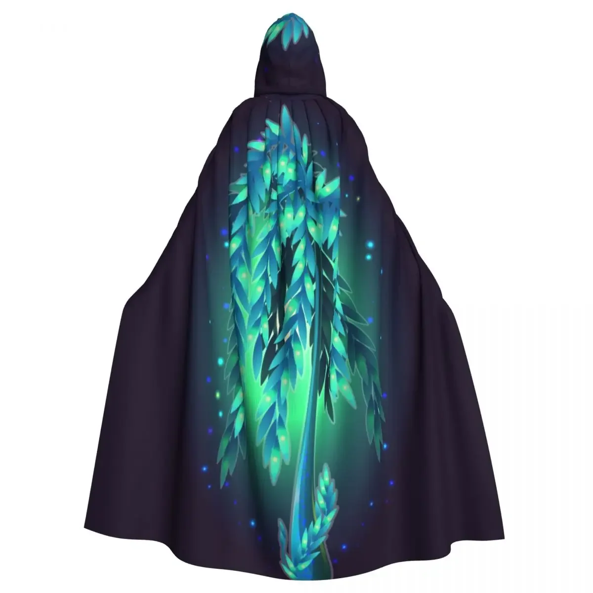 Long Cape Cloak Magic Willow Hooded Cloak Coat Hoodies Elf Purim