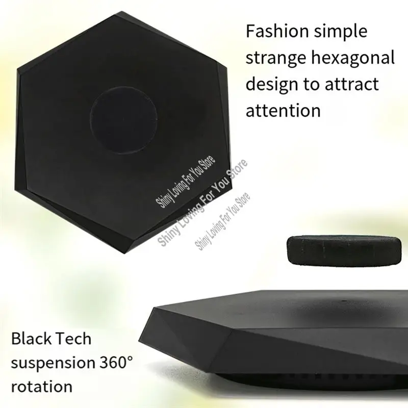 

HIM-360 ° Вращающаяся подставка для дисплея с магнитной левитацией для игрушечных ювелирных изделий, необычная плавающая подставка, вилка европейского стандарта