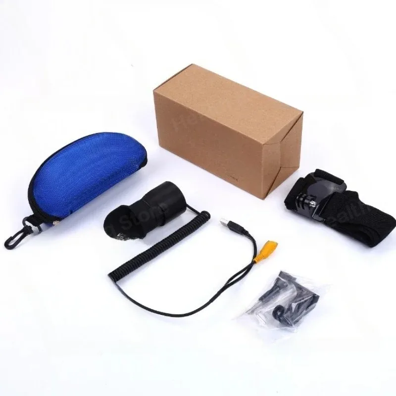 V770 Pro-A Portable Large Screen Head Mounted Display AV Input External Battery Brightness Diopter Adjustment