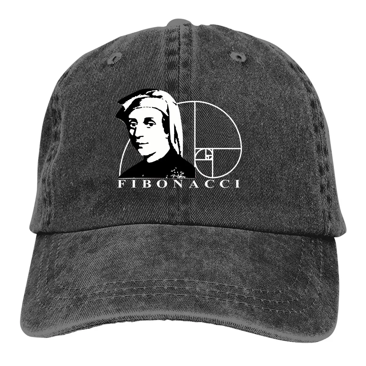 

Spiral Baseball Caps Peaked Cap Fibonacci Sequence Golden Ratio Sun Shade Cowboy Hats for Men Trucker Dad Hat