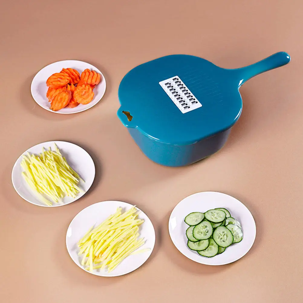 

1Pcs Multi-Functional Vegetable Slicer Grater Cutter for Zucchini Carrots Cucumbers Potatoes Beetroots Stainless Steel PP ABS