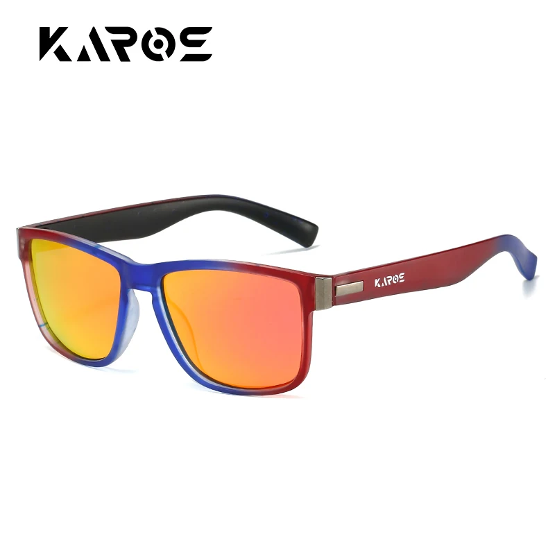 

Karos Fashion Polarized Sunglasses Men Women Luxury Driving Fishing Eyewear Travel Vintage Square Glasses Outdoor UV400 Goggles