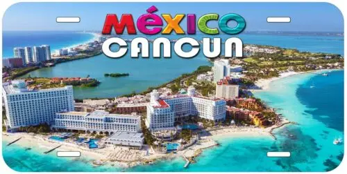 Mexico Cancun TAG03 Novelty Car License Plate Aluminum