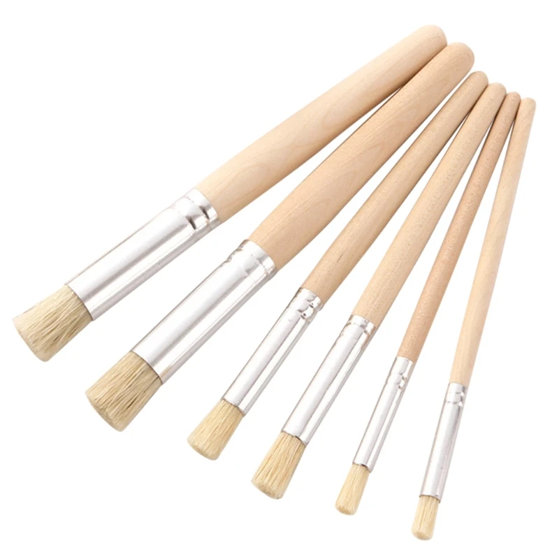 

Artist Paint Brushes Set Soft Anti-Shedding Bristle Hair for Acrylic Watercolor