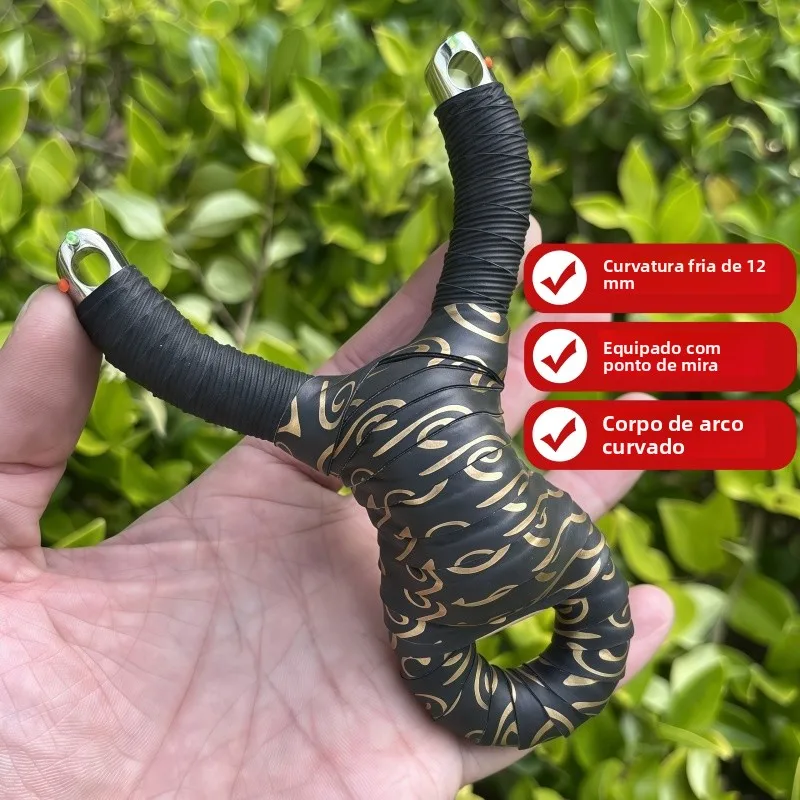 lance-pierre-en-cuir-plat-a-bouche-fermee-en-acier-inoxydable-a-pliage-a-froid-argente-motif-serpent-pour-usage-exterieur-competition-de-precision-robuste