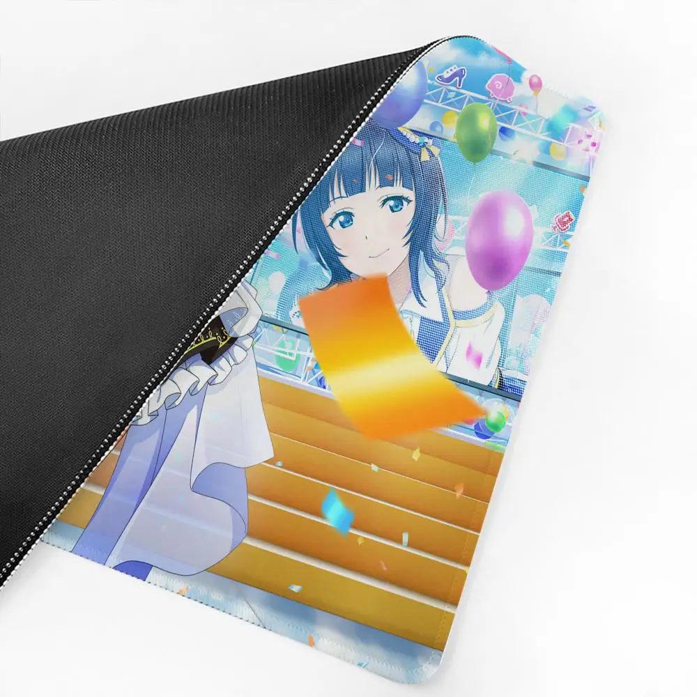 Anime Girl Asaka Karin Love Sunshine Mousepad Large Gaming Mouse Pad LockEdge Thickened Computer Keyboard Table Desk Mat