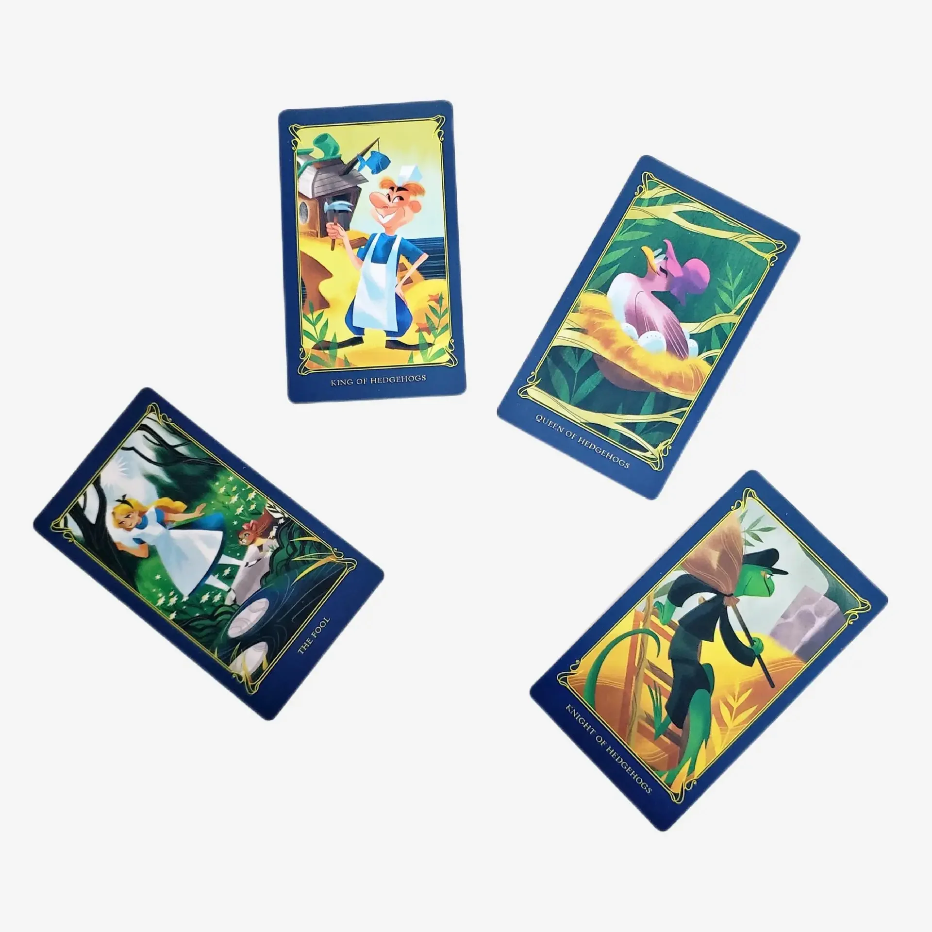 Alice in Wonderland Tarot Deck Card Prophecy Fate Divination Deck Family Party Board Game Fortune Telling Game Beginners Cards