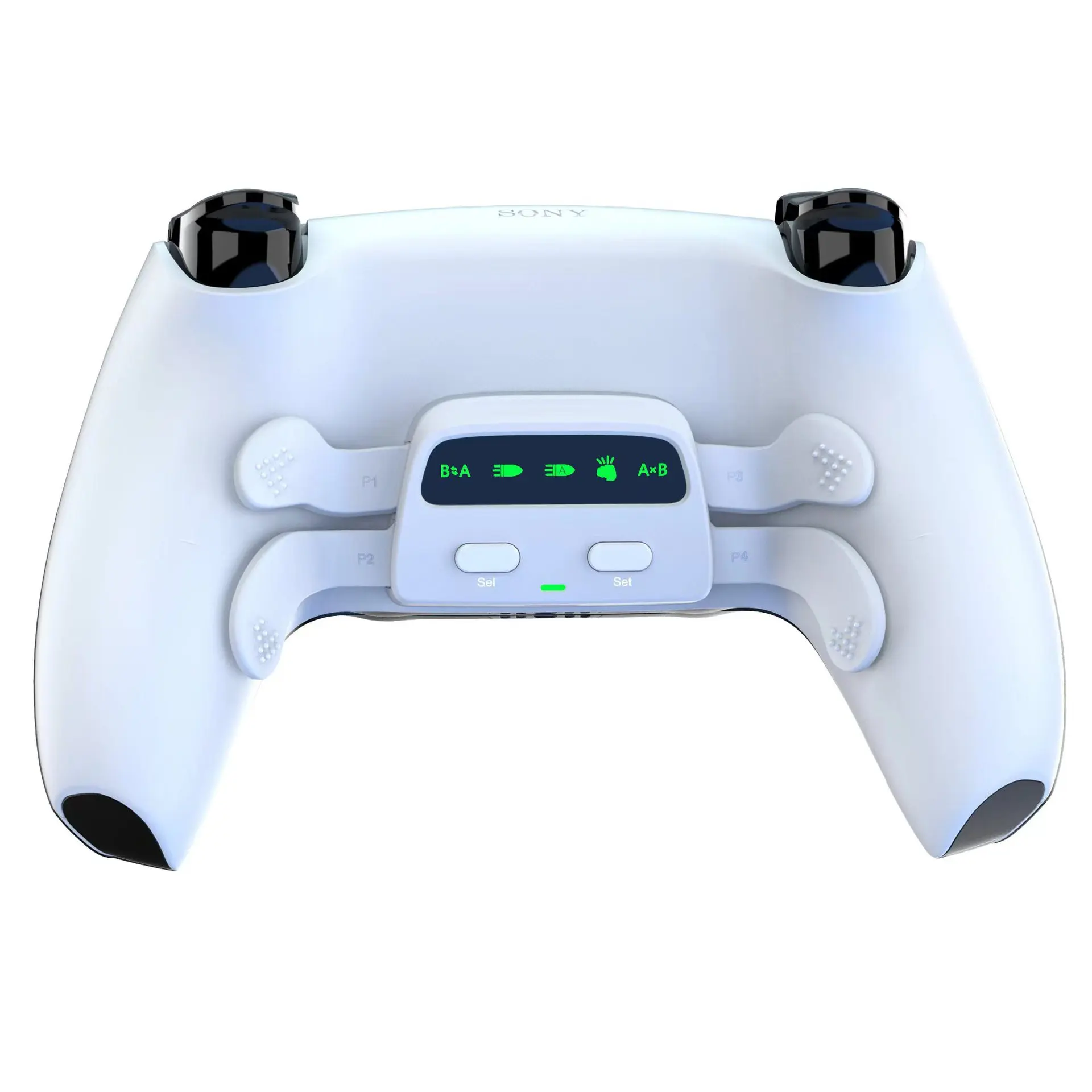 

HOT Back for ps5 Controller Programable 4Key Mapping with LED Indicator One-click Combo Function 4 Remappable Paddles Dropship