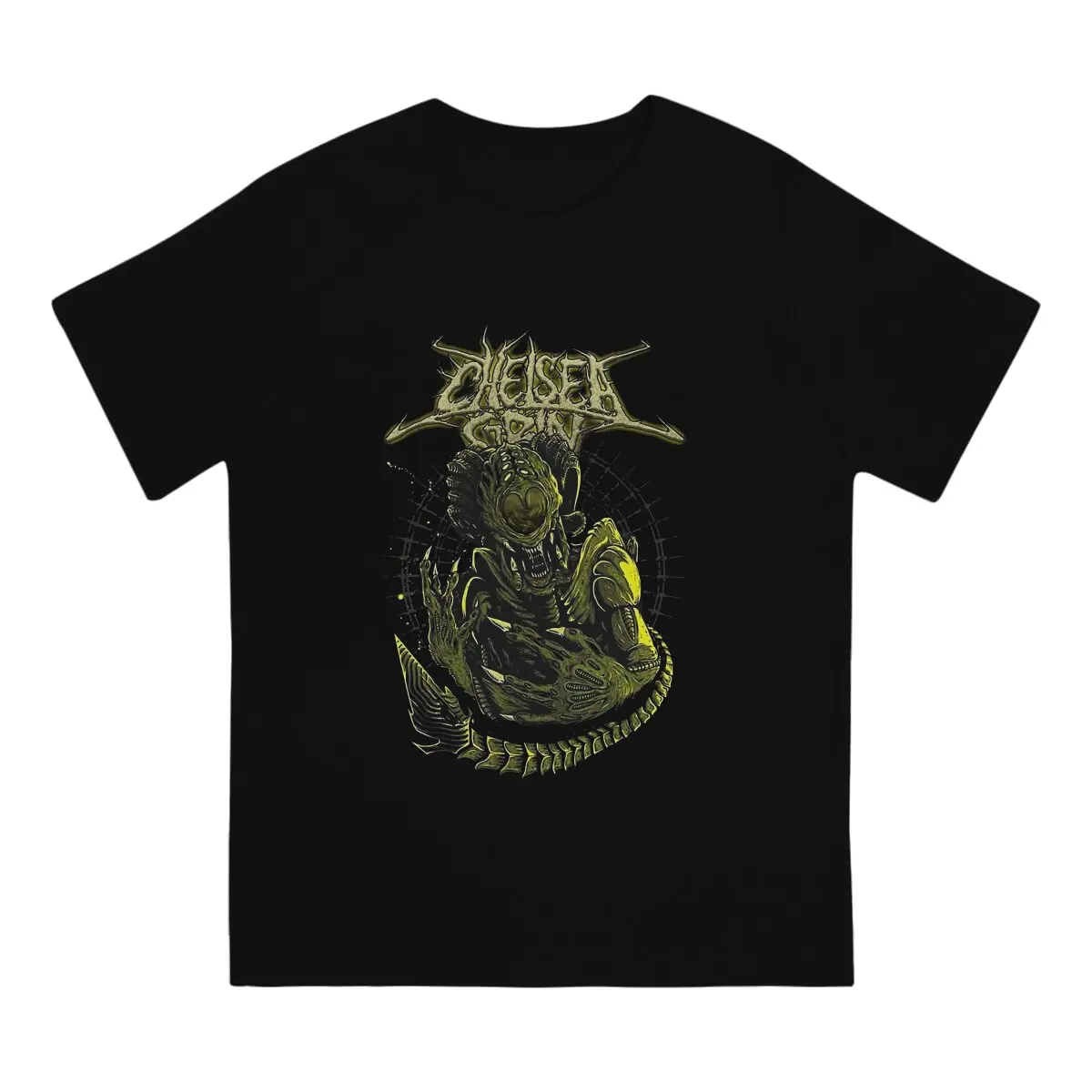 Chelsea Grin Newest TShirt for Men Heavy Metal Rock Round Neck Basic T Shirt Hip Hop Gift Clothes Tops