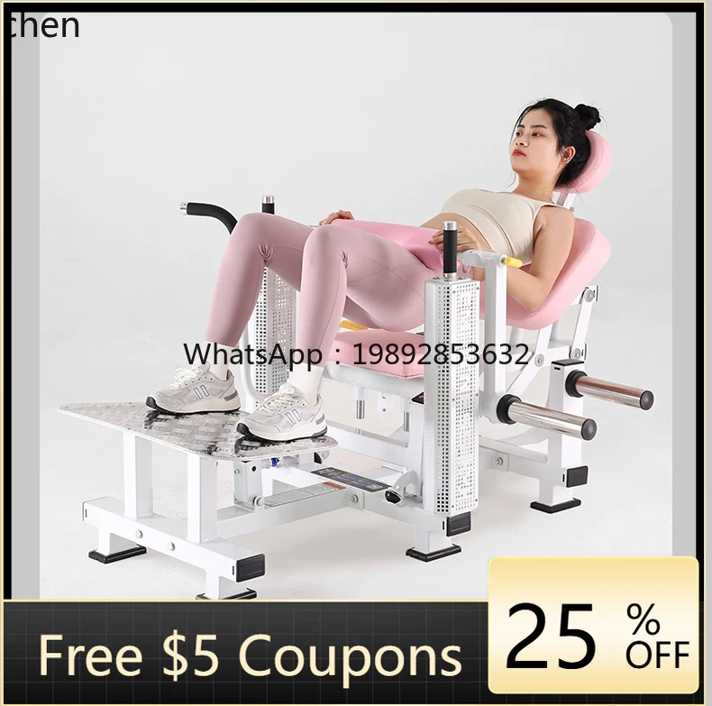 Gym Commercial Hack Squat Machine Multifunctional Shaping Household Butt Push Equipment