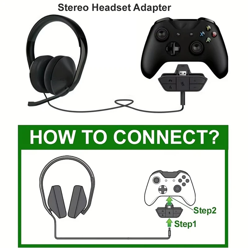 Stereo Headset Adapter For  One And  Series X S Controller - For  One And  Series X S Controller