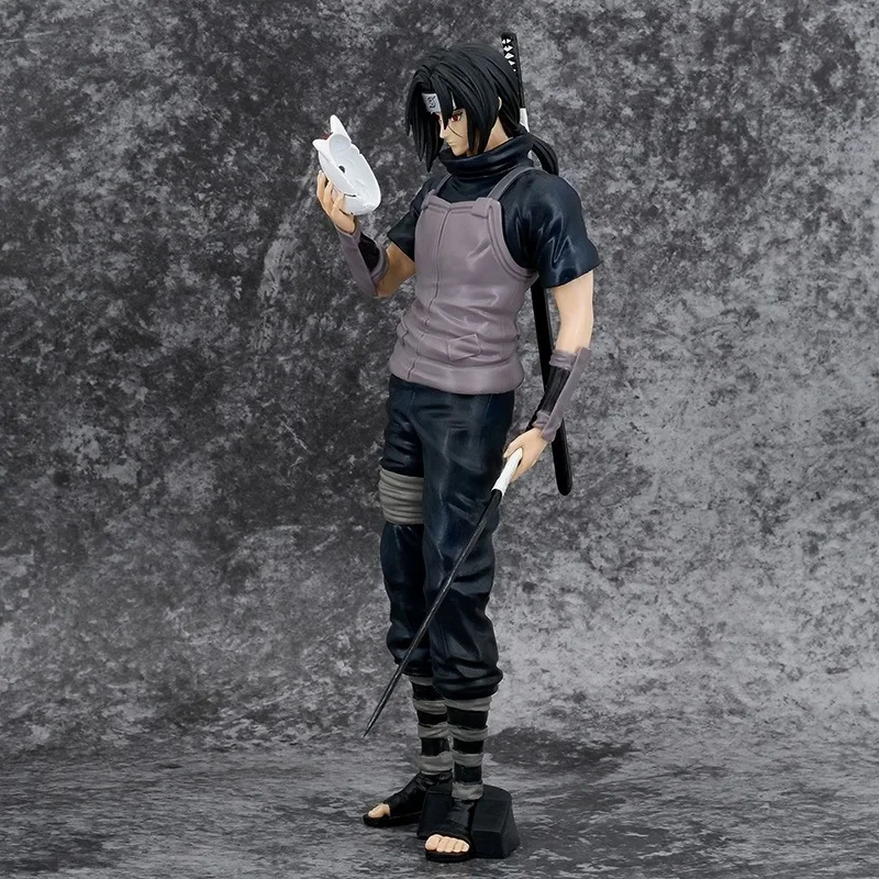 Figurine de Dessin Animé Naruto Uchiha Itachi de 27cm, Collection de Statue de Partie Sombre, Modèle de Jouets, Décoration de Bureau, Pendentif, Cadeau pour Enfant