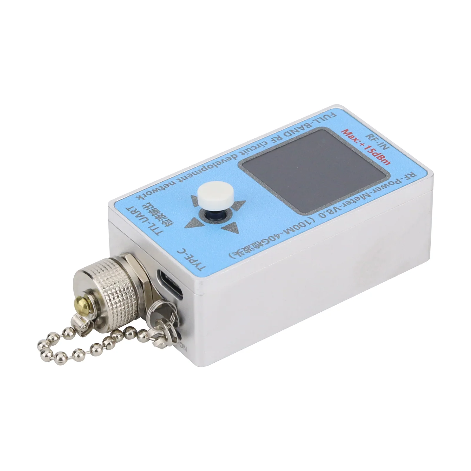 V8.0 RF السلطة متر 40 جيجا هرتز فائقة واسعة النطاق الميكروويف RF السلطة متر TFT شاشة عرض مع كابل نوع C