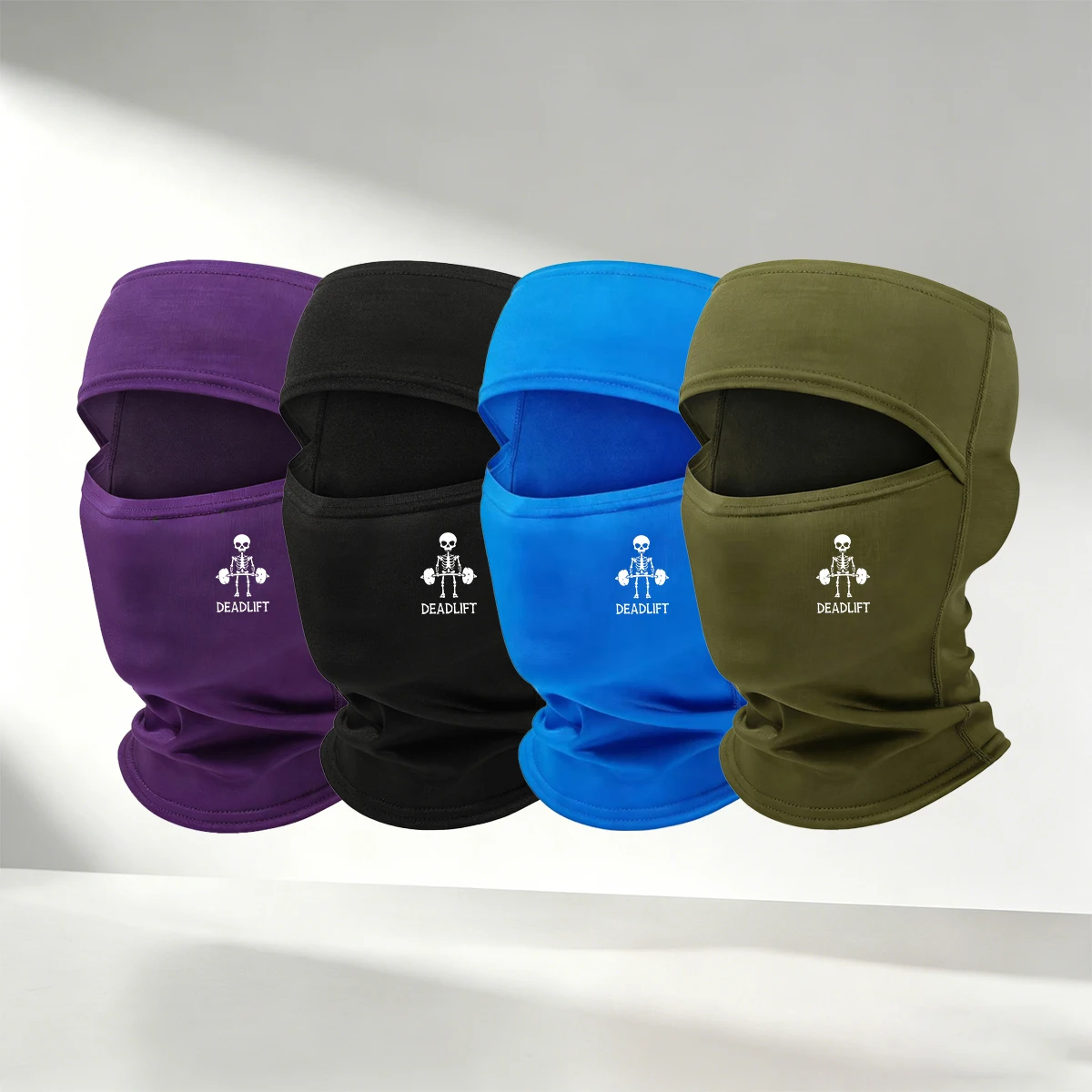 Breathable Mask-Balaclava Hat, Hollow Mask,Hood, Pattern Print Design, Cycling Helmet Cover With High Elasticity, Windproof