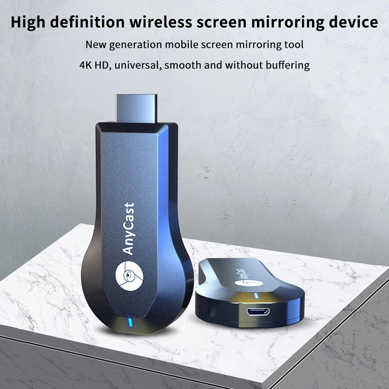 4K 1080P M2 Plus شاشة WiFi لاسلكية HDMI متوافقة مع جهاز استقبال دونجل للتلفاز لـ DLNA Airplay Miracast لـ AnyCast لـ IOS #6