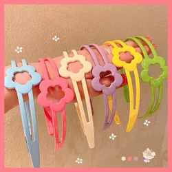 Neue schöne Blumen vertiefen süße Blume Stirnband für Kinder Kind Mädchen Stirnband Schmuck Zubehör Kopf bedeckung Großhandel