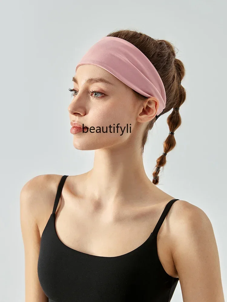 

Yoga headband sweat-absorbing headband running fitness headband sports running headscarf