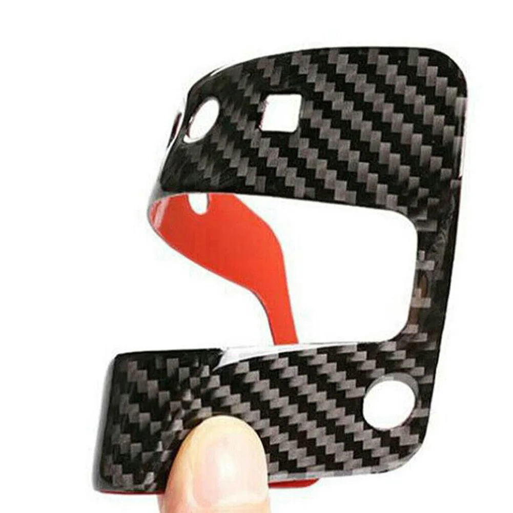 Enhance the Look of Your Car's Interior with a Carbon Fiber Central Console Gear Shift Cover for Nissan Sentra 2013 2019