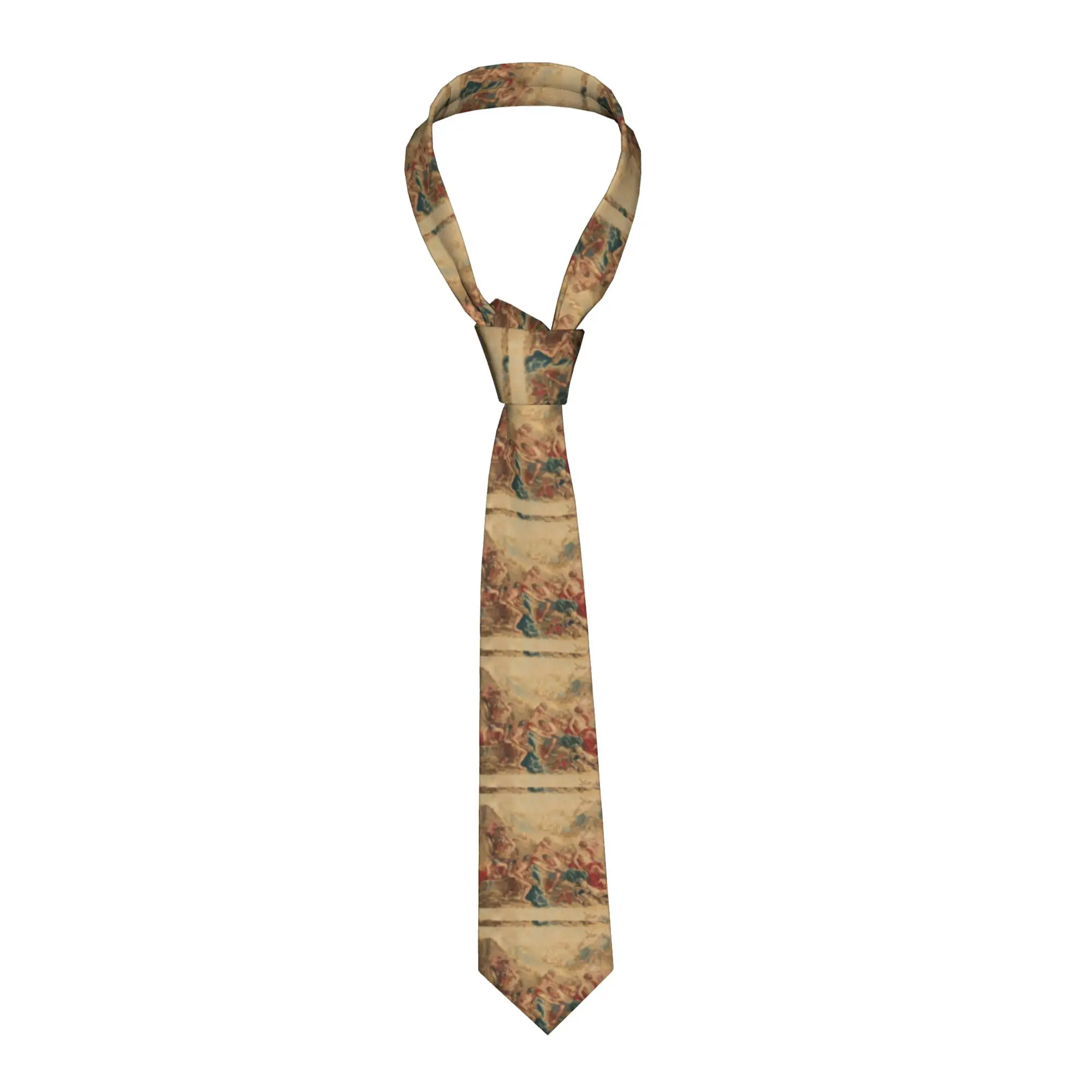 

Формальный галстук Vulcan Arms For Aeneas To Venus для мужчин, индивидуальный шелковый галстук с цветочным узором в стиле Обюссон для офиса
