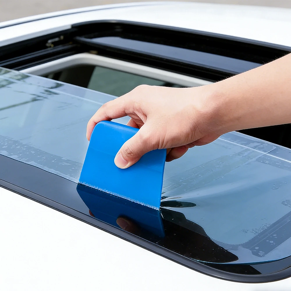 AUTOBRIGHT PPF 5-teiliges Schaber-Set, weiche TPU-Gummi-Schaber, kratzfreie Wasserschaber, Abzieher, Werkzeuge für Autofolien und Fensterfolien – Detail 6