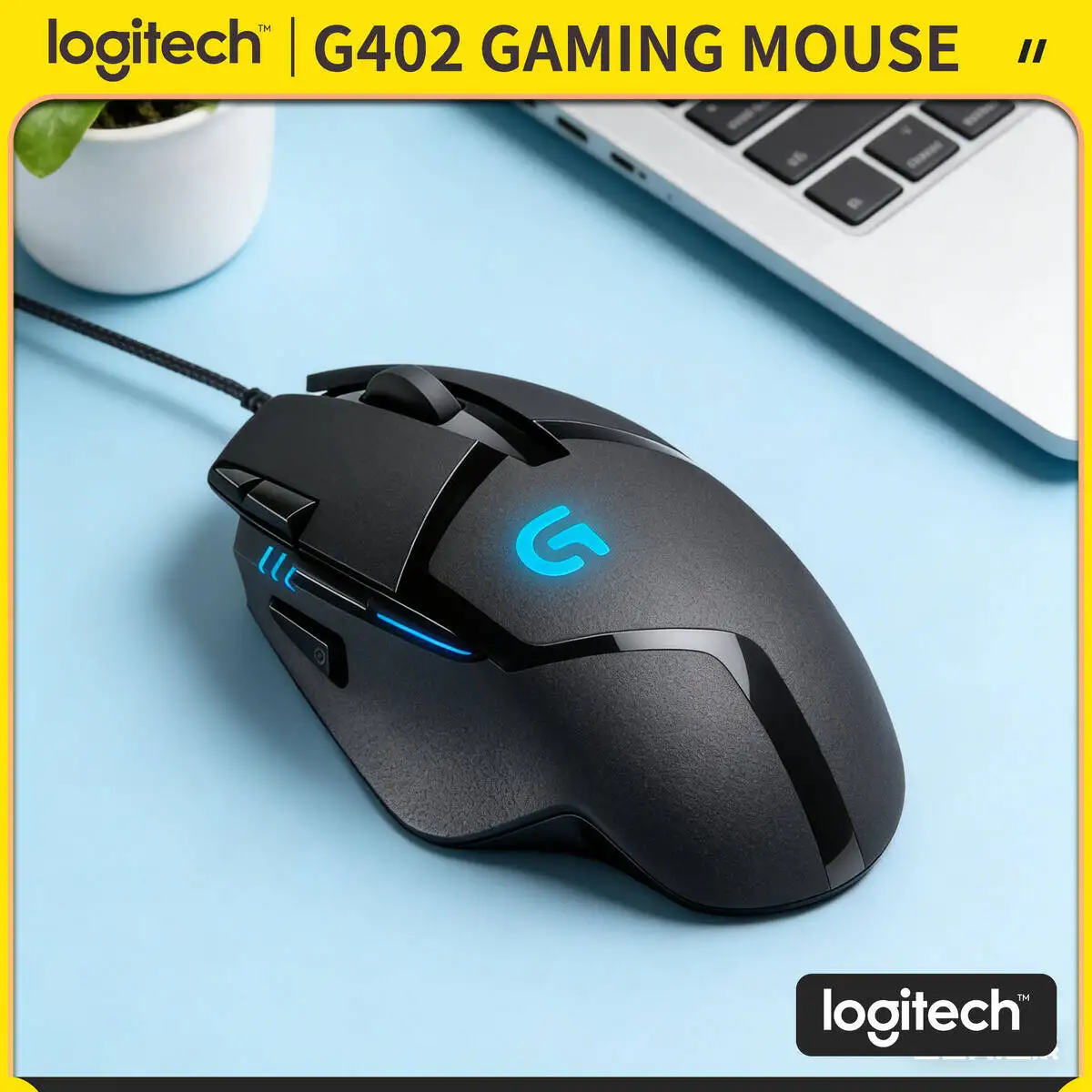 

Высокоточная игровая мышь Logitech G402 Delta Zero Sensor, 8 специальных кнопок, частота отчетов 1 мс, 4000 точек на дюйм для игроков FPS CS:GO