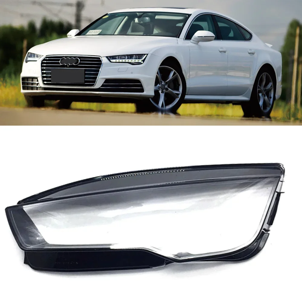 

Front headlight cover for Audi A7 RS7 2015 2016 2017 2018 headlamp head light glass housing head lamp lens lid