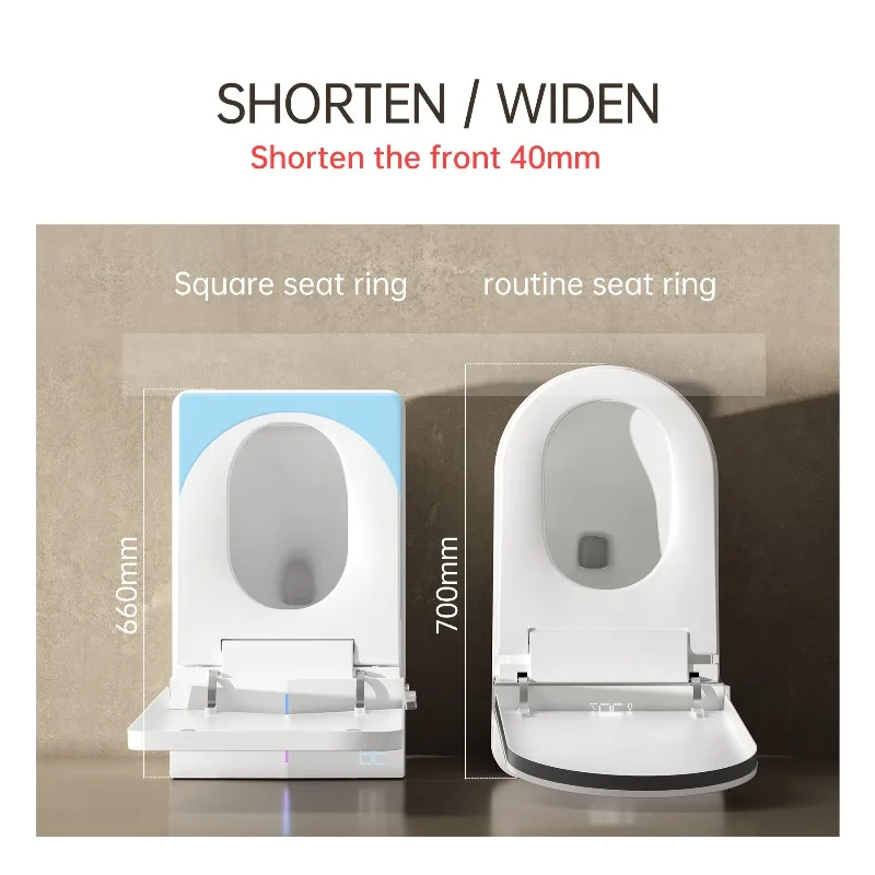 

Bidet Smart Toilet Instant Heating Toilet Seat Floor Installation Slender Bowl Shape
